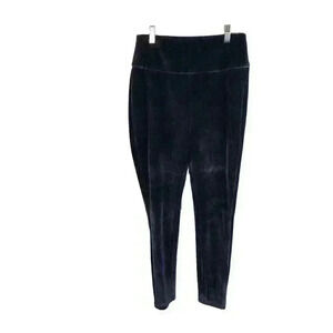 Wonderly Studio Medium Blue Velour Corduroy Pull On Pants Skinny Leg Super Soft